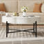 Table basse ronde avec tiroirs Table basse Farmhouse