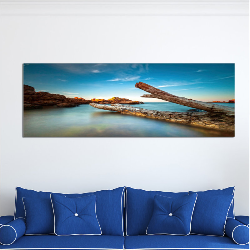 «Driftwood Dreams», art mural en acrylique ultrabrillant 60 po x 20 po