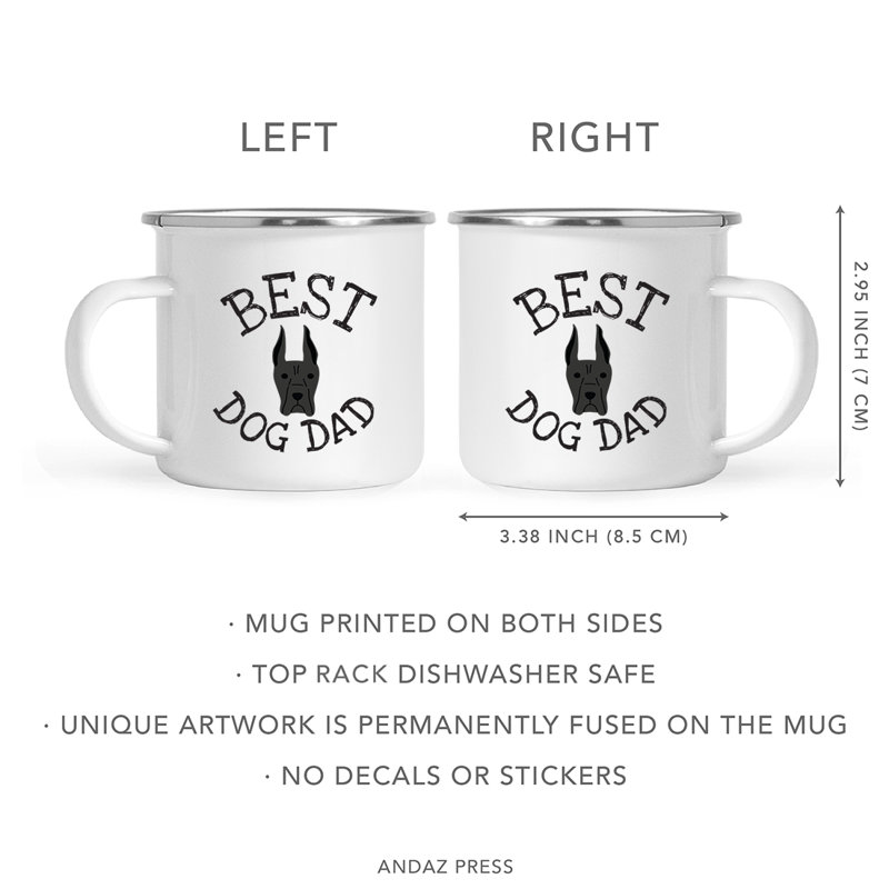 Grande tasse à café « Best Dog Dad », Grand danois