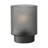 Battery Operated Textured Glass Lamp With Silver Base-484444530