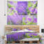 Tapisserie florale bleue-28495993