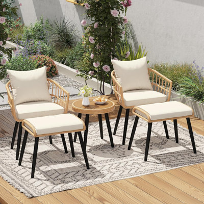 2 - Person Patio Conversation Sets with Cushions