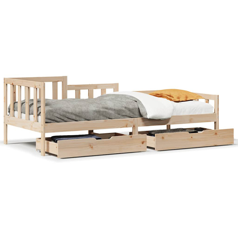 Solid Wood, Brown, Single (3')