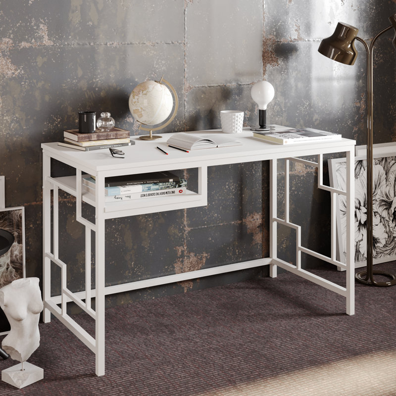 Victory 120cm Wide Computer Desk, White