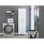 Armoire de nettoyage Nala, armoire à deux portes, quatre pieds, cinq tablettes-1204549807