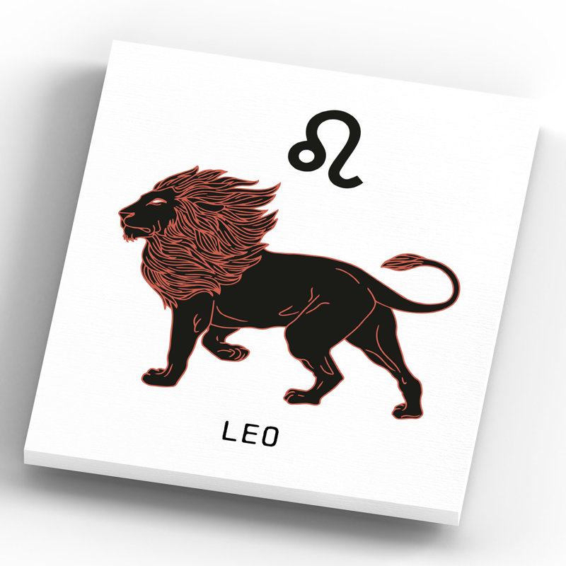 Kana Zodiac Leo - Print on Wood