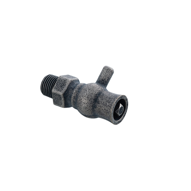Luxury Old English Brass Bleed Valve, Pewter