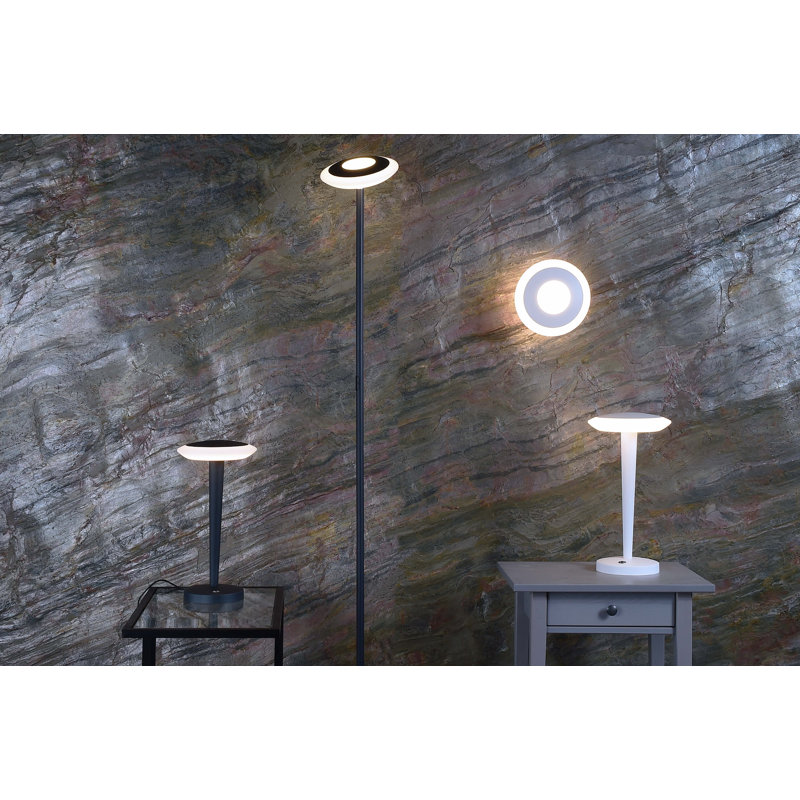 Bermuda Aluminium LED Armed Sconce, White