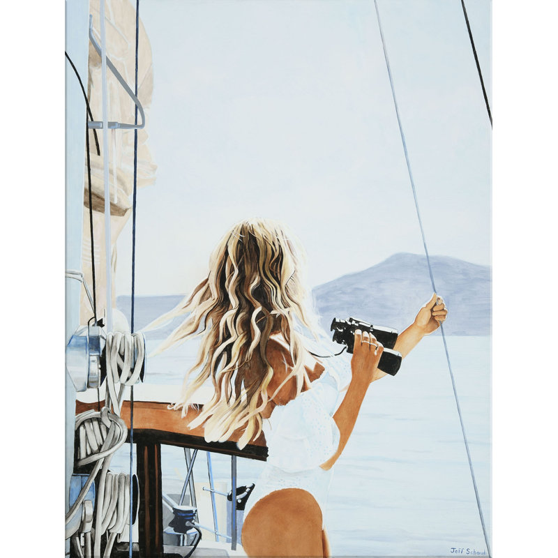 Blonde Ambition Print by Jeff Schaub, 55" H x 42" W x 2" D, Wrapped Canvas