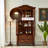 Nut-brown Solid Wood+Glass Display Cases