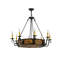 Lustree tambour 11 lumières de style bougie Crescentia