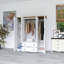 Armoire penderie en bois blanc avec tiroirs-1117050633
