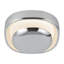 Pebble 8-in Silver dimmable LED Wall Sconce-127753473