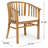 Aracely 6 - Person Acacia Wood Patio Dining Set with Rectangular Table