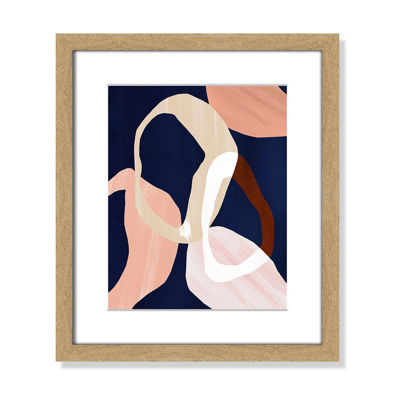 Loop II Print par Violets Print House, Imprimé mat, L 13 po x H 15 po, Naturel