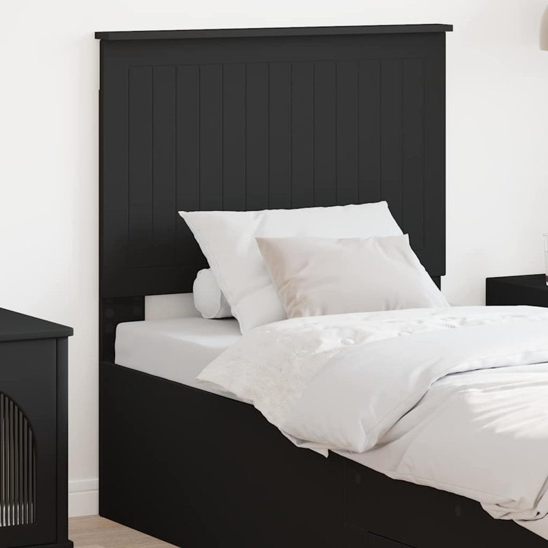 Headboard, European Toddler (80 x 160 cm), Black Oak