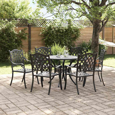 6 - Person Patio Dining Set Square Table