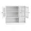 Armoire de rangement murale moderne minimaliste avec portes en verre trempé cannelé, tablettes amovibles et porte-serviettes, armoire de rangement flottante pour salle de bain-1219547655-1219547651