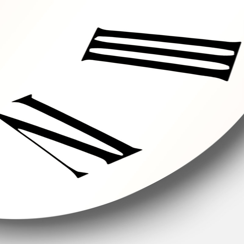Rétro formes abstraites Suns and Moons - horloge murale moderne, Grand