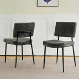 Mangu Upholstered Counter Stool with Metal Frame