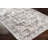 Mittler Oriental Power Loomed Polyester Area Rug in Dark Gray/Beige-1879344114
