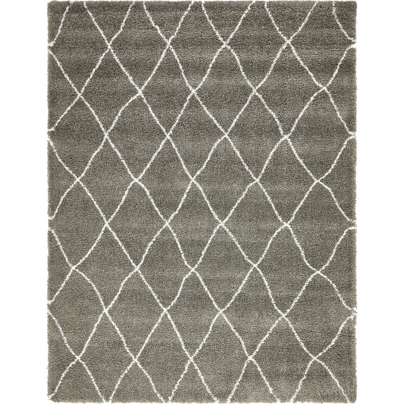 Reardon Grey Rug, Rectangle 274 x 366cm