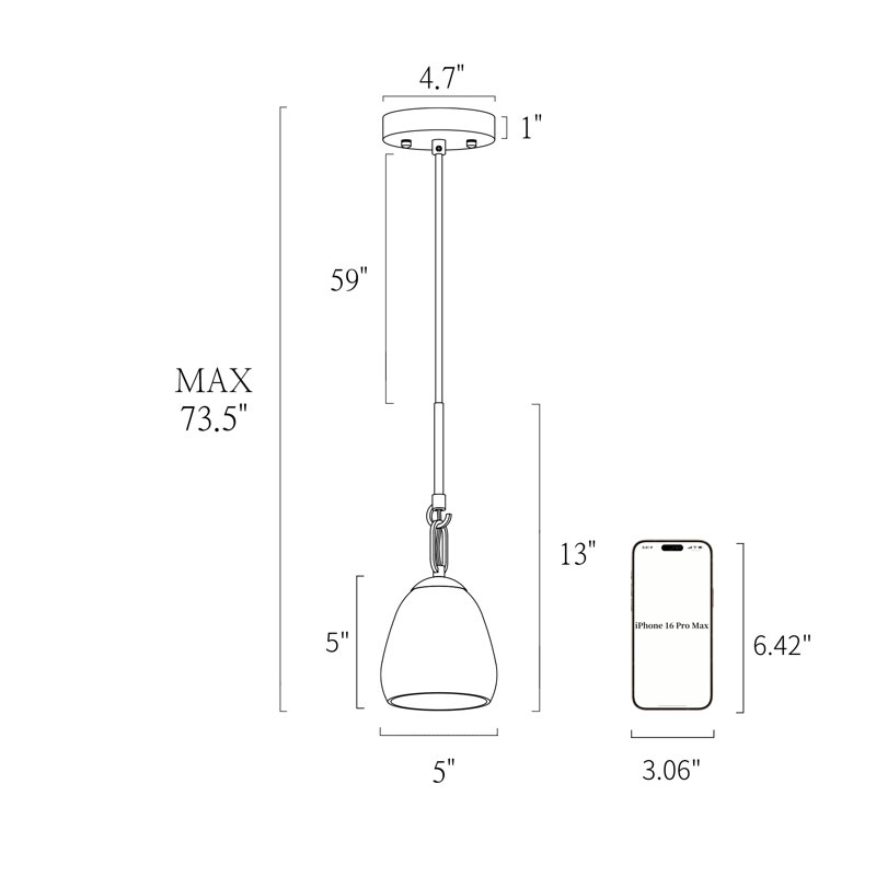 Cillin 1 - Light Mini Copper Pendant