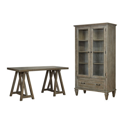 Desk With Door Bookcase