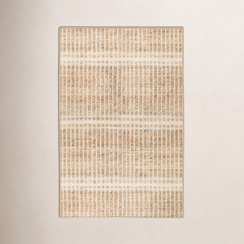Arbor Natural Machine Printed Washable Rug, Rectangle 2' x 3'
