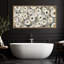 «Yellow, Tan Grey Abstract Botanicals Relaxing Calm», impression sur toile encadrée surdimensionnée-111652975-111652977