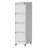 4 Drawer Metal Locking Vertical File Cabinet On Wheels – Heavy-Duty Lockable Cabinet For Home & Office, Black, 17.71"D*15.16"W*52.28"H,White-121118522