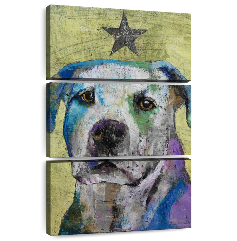 Brampt Pit Bull Terrier, 32" H x 20" W