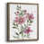 Toile avec cadre noyer