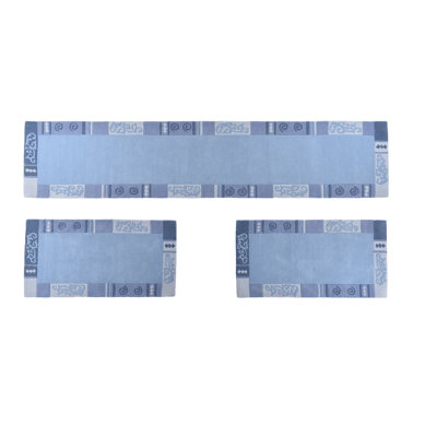 Around 70 X 620Cm Blue Area Rug