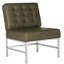 Fauteuil de chambre capitonné en polyester-131670812