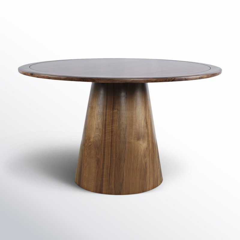 Darlington Round Dining Table, Brown, 30" H x 50" W x 50" D