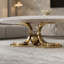 Table basse moderne en faux marbre