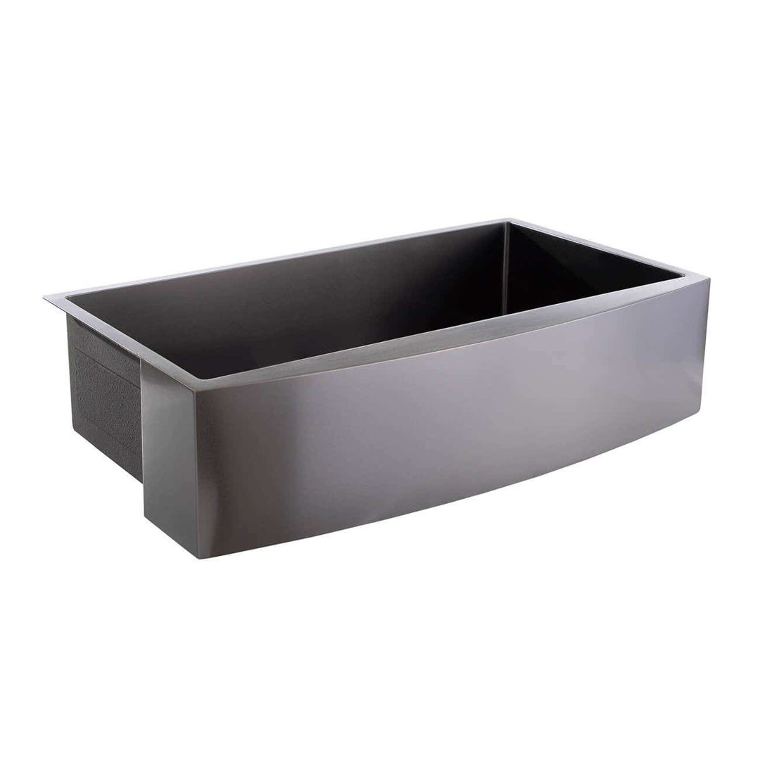 Farmhouse / Apron Single Bowl Stainless Steel Kitchen Sink Chevington 