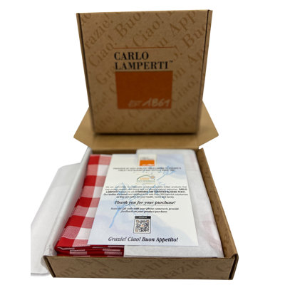 Ghisallo Cotton Buffalo Check Square Napkin