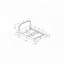 Lit plateforme tapissier