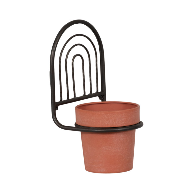 Home Office Hotel Desk Plastic Casks Shape Plant Flower Pot Holder White w Tray Home Office Hotel Desk Plastic Casks Shape Plant Flower Pot Holder White w Tray
