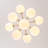 13 - Light Opal Sputnik Glass Globe Chandelier-1530220009