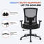 Grande et grande chaise de bureau 600 lb avec support lombaire pour un travail quotidien en maille ergonomique de huit heures par jour