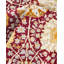 Tapis mauve en laine noué à la main de conception unique 6 pi 2 po x 9 pi 4 po Hayner