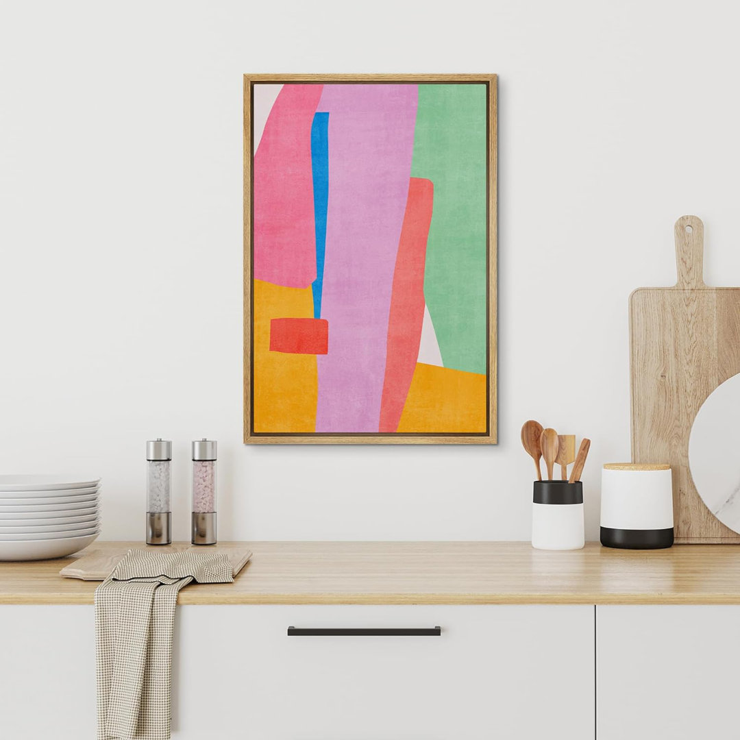 Abstract Vibrant Color Blocks " Vibrant Color Blocks Abstract Geometric Graffiti & Street Art Modern Multicolor Minimalism " IDEA4WALL 