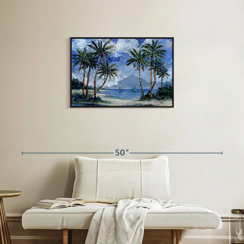 Gillard Impressions Of Palms II, H 21 po x l 31 po