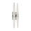 Sean Lavin Lassell 4-light double tall sconce in dark bronze finish with crystal shades