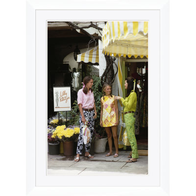 " Getty Images, "Lily Pulitzer Palm Beach Shop", Slim Aarons, January 1, 1968 " by Slim Aarons Color Photography Print