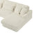129" Oversized Sectional Sofa Ushaped Sofa Couch Modern Sofa Upholstered In Soft Corduroy With A Chaise Lounge For Living Room, Beige-2039529087