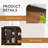 Walnut Finish Sideboard With 2 Outlet Holes, 39" Modern Buffet Storage Cabinet For Entryway, Living Room And Dining Room